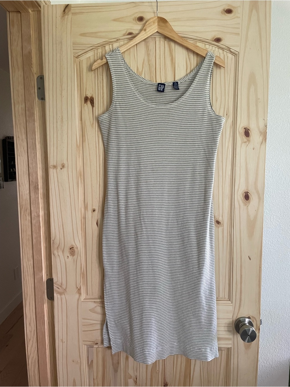 GAP Sleeveless Midi Dress with Stripes Sz Medium 90s ButterMom